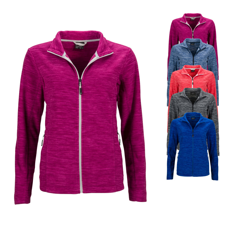 JN769 James+Nicholson Damen Fleecejacke