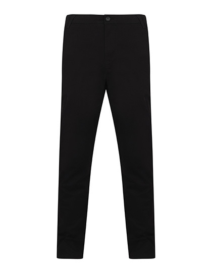 W650 Henbury Heren Stretch Chino Hose mit Flexbund