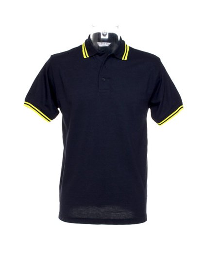 K409 Kustom Kit Polohemd Poloshirt Tipped Collar Polo