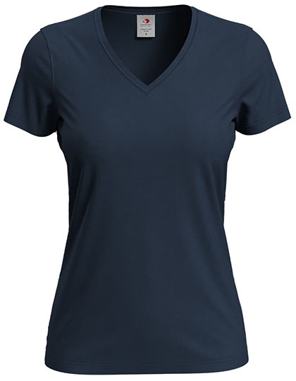 S279 Stedman® Komfort T-Shirt V-Ausschnitt kurzarm Damen S279 Stedman® Komfort T-Shirt V-Ausschnitt kurzarm Damen