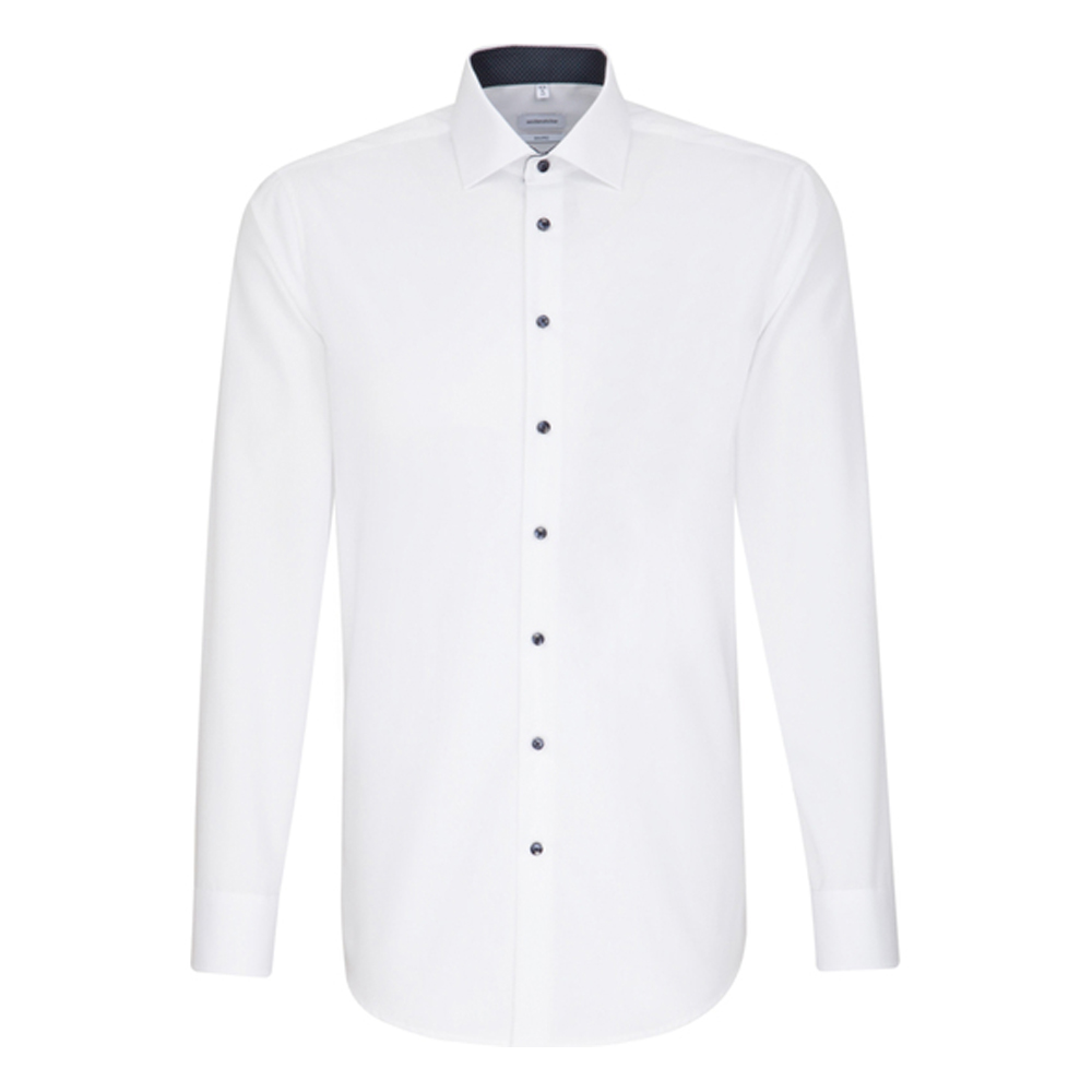SN293690 Seidensticker Herren Hemd Poplin langarm taillierte Passform