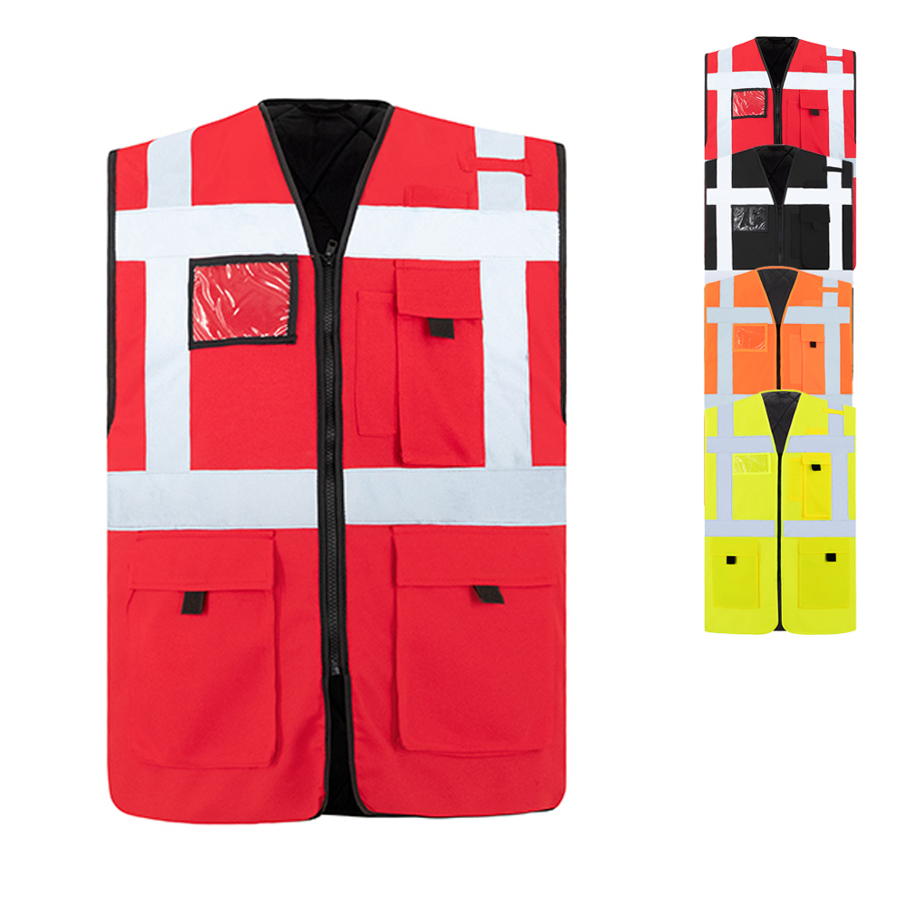 KX165 Korntex Gefütterte multifunktionale Warnweste Wismar CO² Neutral