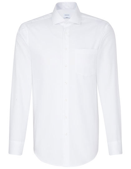 SN293600 Seidensticker Herren Hemd Karo/Streifen taillierte Passform langarm