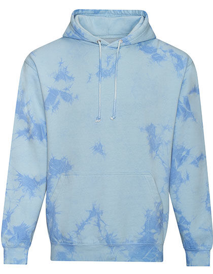 JH022 Just Hoods Kapuzensweatshirt im Tie-Dye-Design