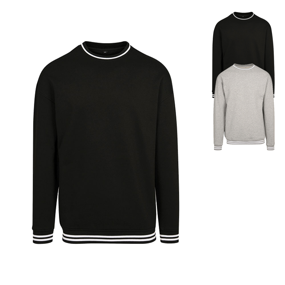BY104 Build Your Brand College Sweatshirt Rundhals