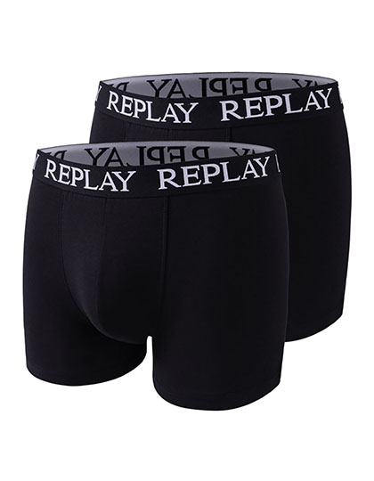 RP101005 Replay Herren Boxershorts (2er Pack)