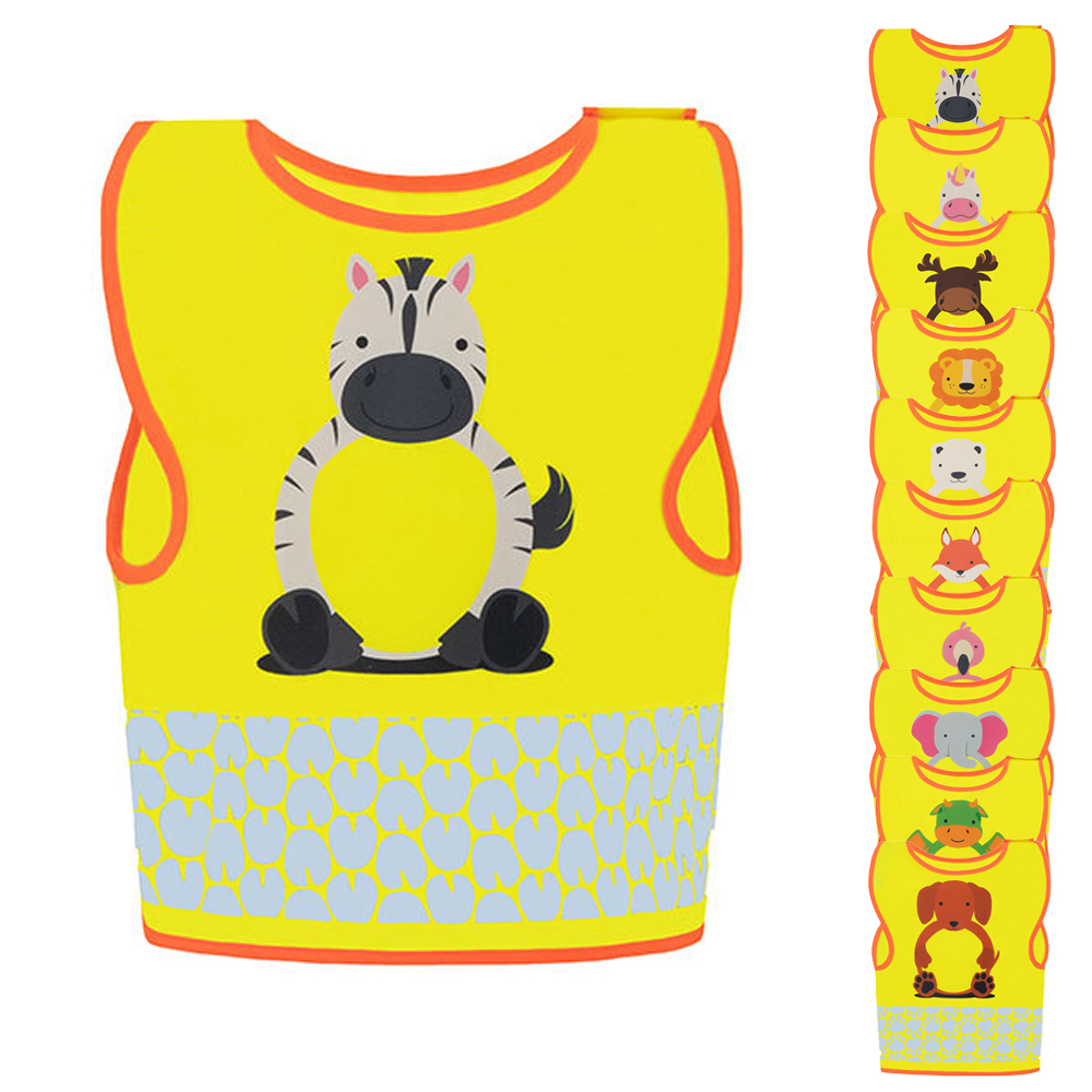 KX119K Korntex Kinder Sicherheitsweste Funtastic Wildlife CO² Neutral