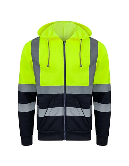 KX422 Korntex Hi-Vis Arbeitskleidung Kapuzen-Sweat-Jacke Galway