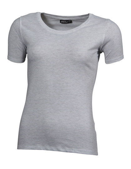 JN901 James+Nicholson Damen BASIC T-Shirt kurzarm