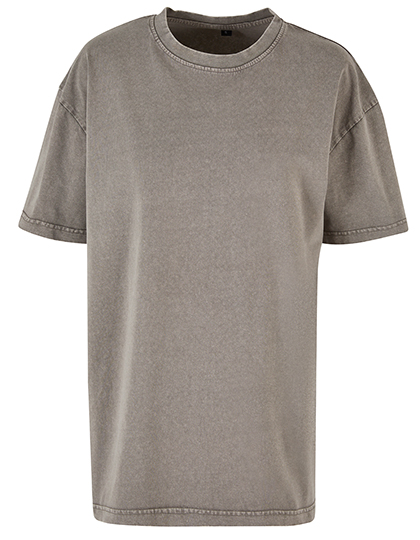 BY270 Build Your Brand Damen T-Shirt übergröße Säurewaschung
