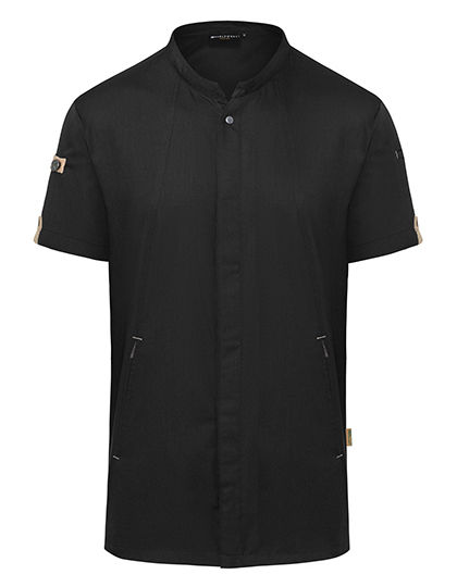 KY052 Karlowsky Kurzarm Kochjacke Green-Generation