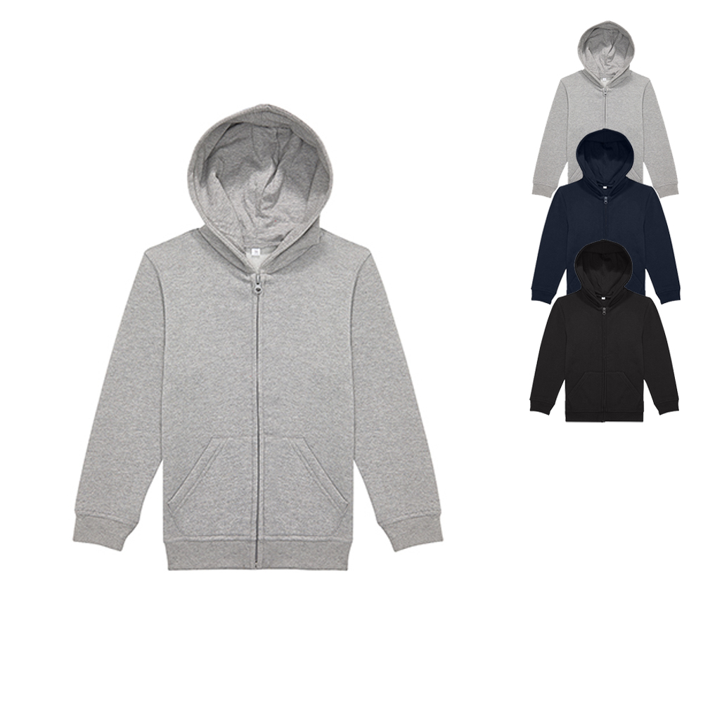 BCWK003 B&C BE INSPIRED Kinder ID.334 Kapuzen-Sweatjacke