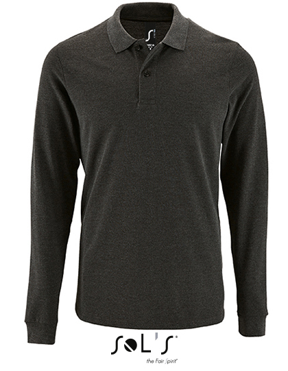 L02087 SOL´S Herren Langarm Piqué Polo Hemd Perfect