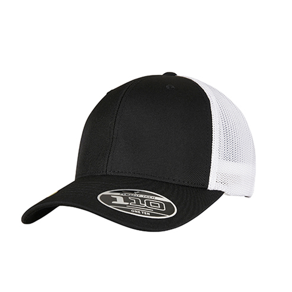 FX110RT FLEXFIT 2-farbige Trucker Kappe blickdichte Vorderseite
