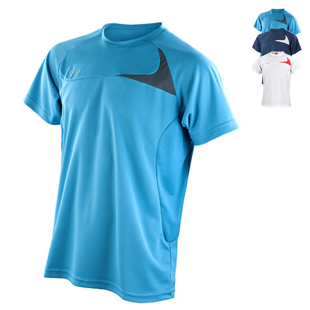 RT182 SPIRO Herren Dash Trainingsshirt Performanceshirt Sportshirt