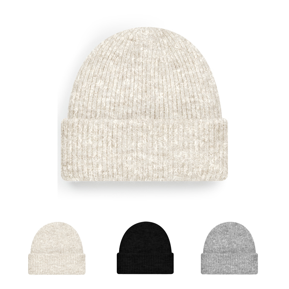 CB386 Beechfield kuschelige gerippte Beanie Mütze