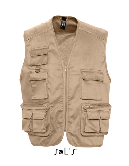 L836 SOL´S Reporter Jacke Wild Neun Taschen inklusive Handytasche