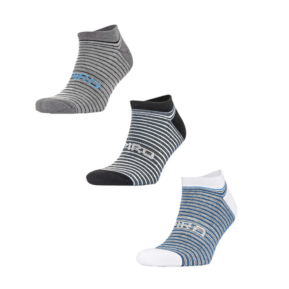 RT295 SPIRO Sneaker-Socken im 3er-Pack mit Streifen