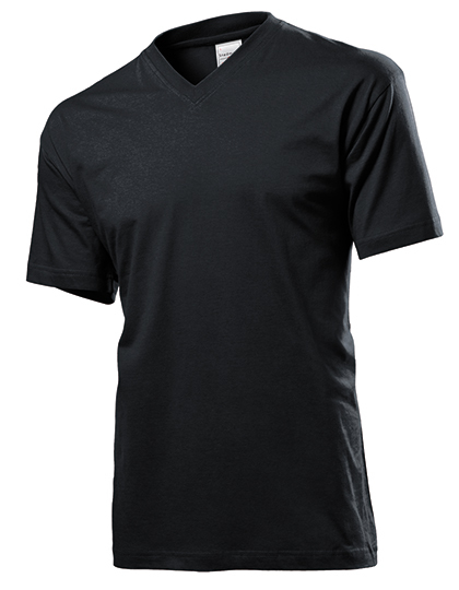 S270 Stedman® klassisches T-Shirt V-Ausschnitt kurzarm Herren