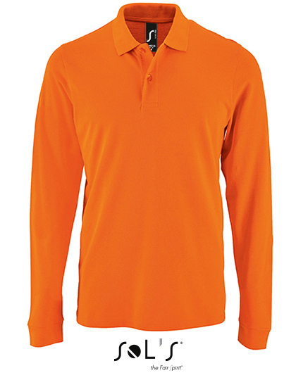 L02087 SOL´S Herren Langarm Piqué Polo Hemd Perfect