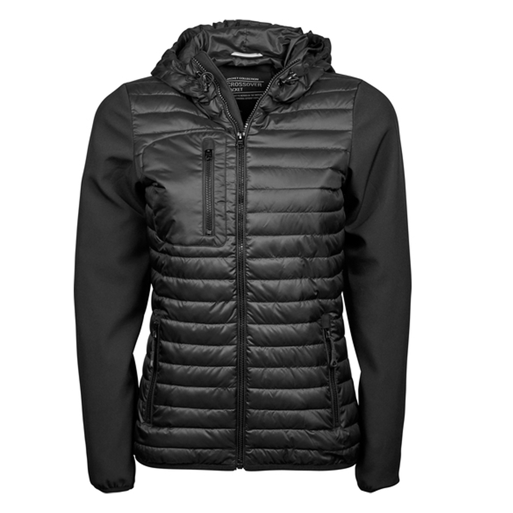 TJ9629 Tee Jays Damen CROSSOVER Jacke mit Kapuze