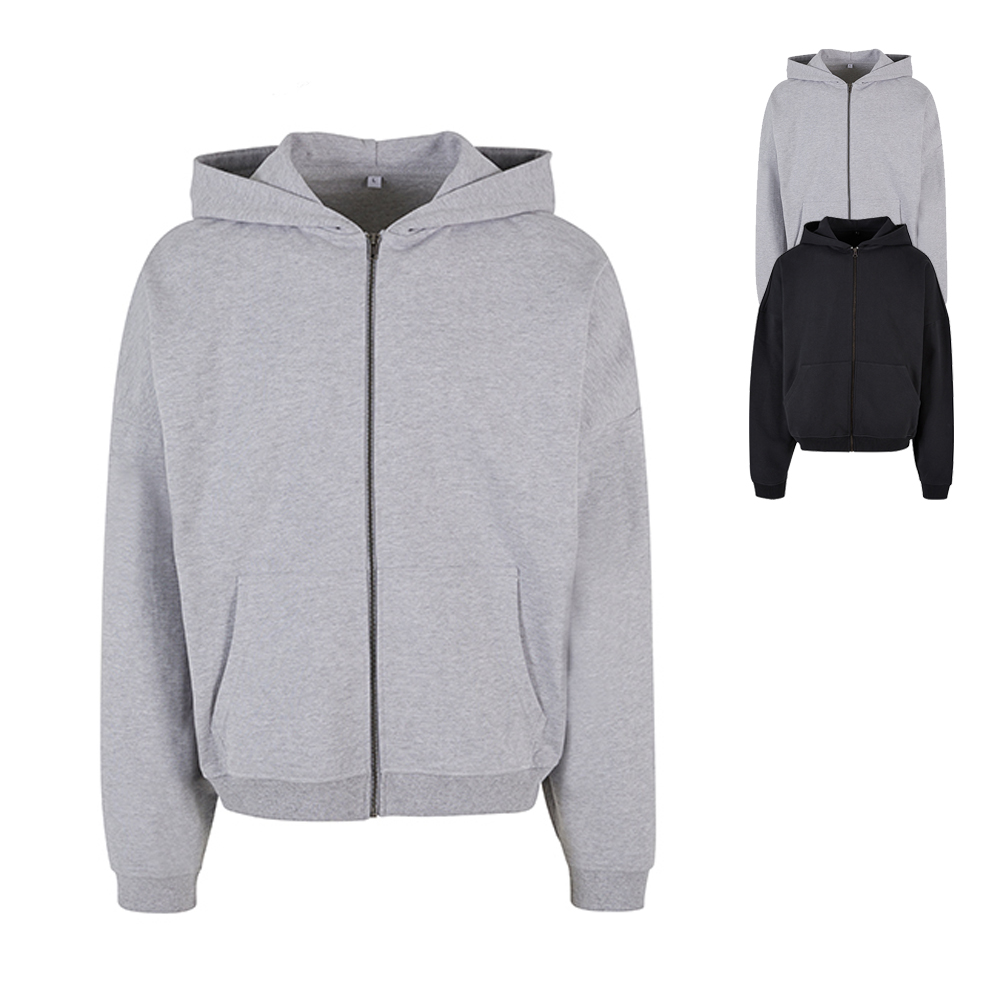 BY254 Build Your Brand 90er Kapuzen-Sweatjacke