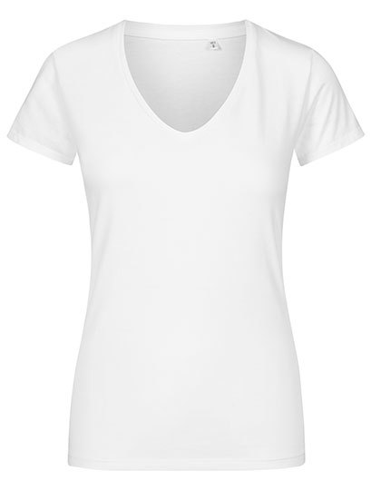 XO1525 X.O by Promodoro Damen V-Neck T-Shirt Kurzarm