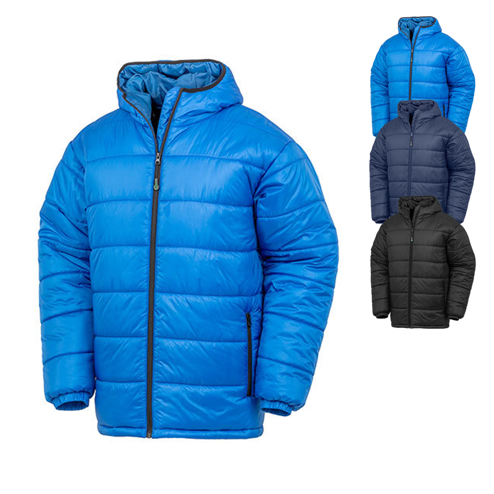 RT910 Result Genuine Recycled recycelter Stepp Parka mit Kapuze