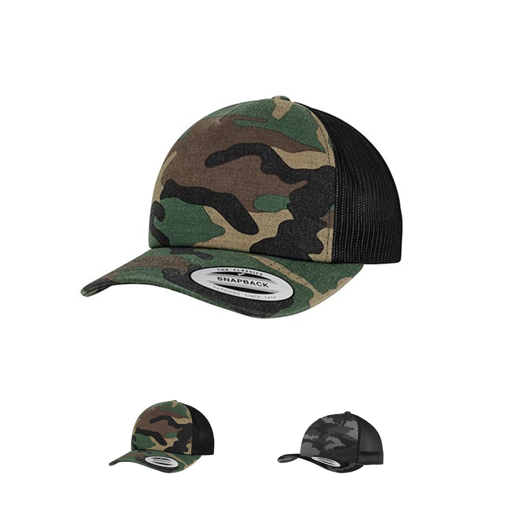 FX6606C FLEXFIT Kappe mit Camo-Druck