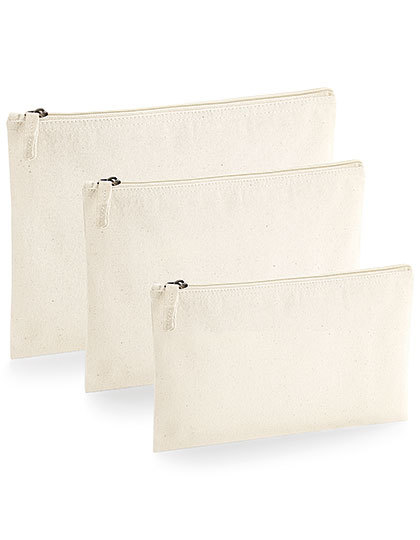 WM830 Westford Mill Zubehörtasche aus Bio Baumwolle WM830 Westford Mill Zubehörtasche aus Bio Baumwolle