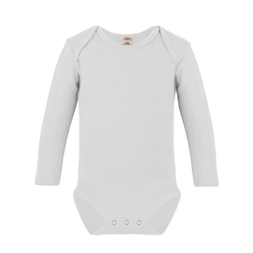 X805 Link Kids Wear Langarm-Baby-Body mit drei Qualitäts-Druckknöpfen