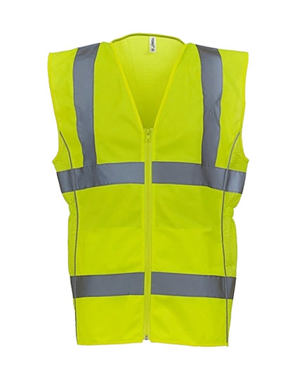 yk180_hivisyellow YK180 YOKO Hi-Vis Damen hochsichtbare Sicherheitsweste