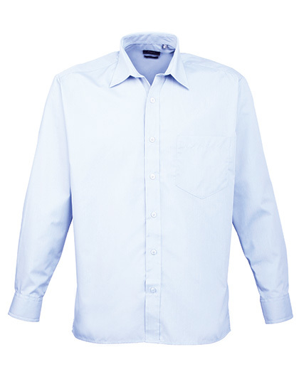 PW200 Premier Workwear Poplin langarm Hemd (Herrenhemd/Langarm)