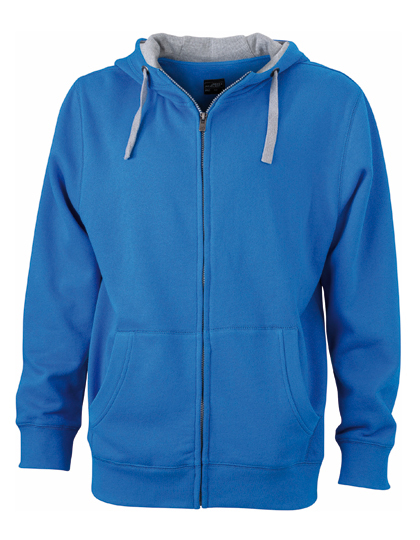 JN963 James+Nicholson Herren LIFESTYLE Kapuzenjacke