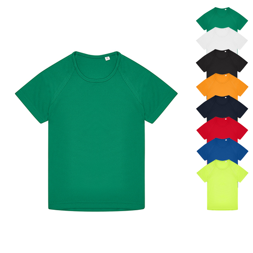 BCTK004 B&C BE INSPIRED Kinder T-Shirt Sport Funktionsshirt