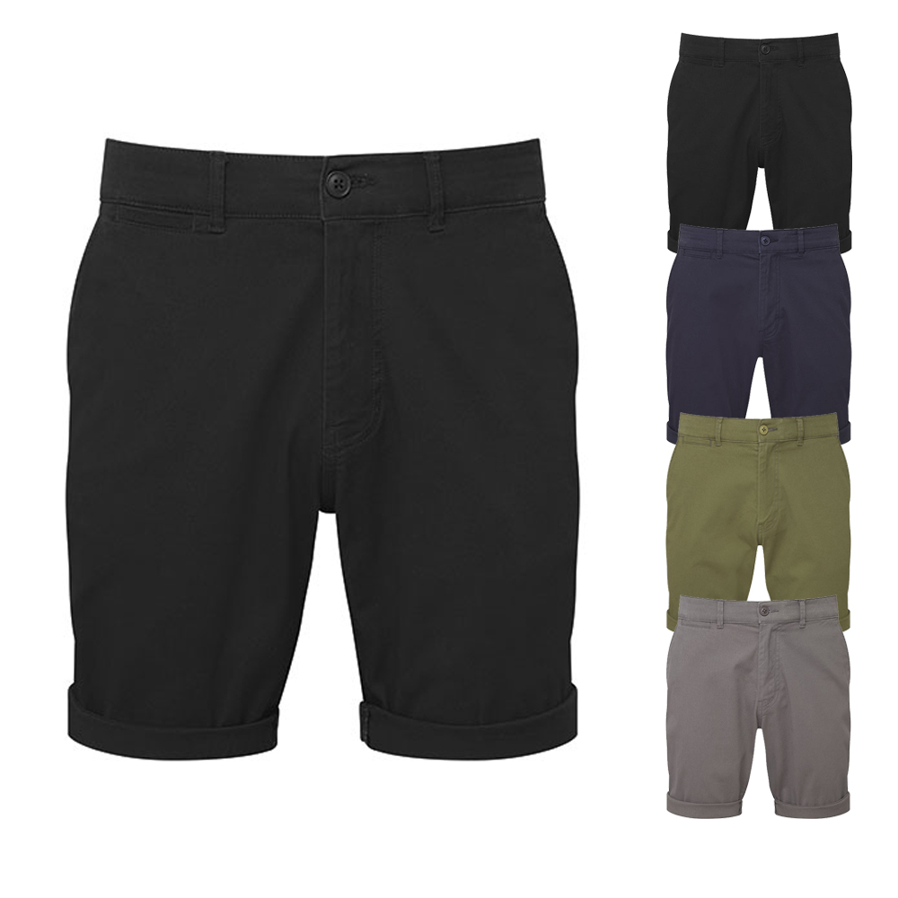 AQ058 Asquith & Fox Herren leichte Chino-Shorts kurze Hose
