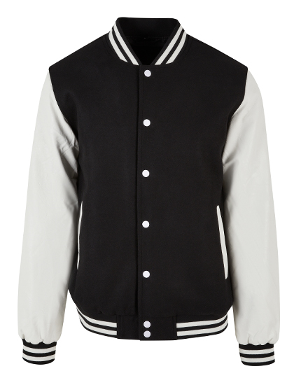BY269 Build Your Brand Baseball College Jacke