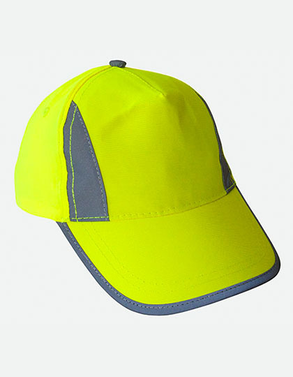 KX054K Korntex Hi-Viz-, Fluo-, Reflektierende Kappe