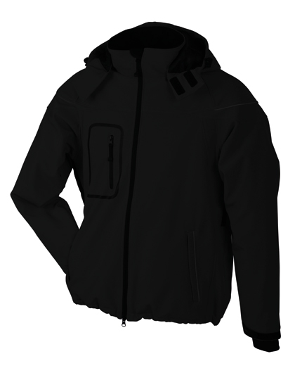 JN1000 James+Nicholson Herren Winter Softshelljacke