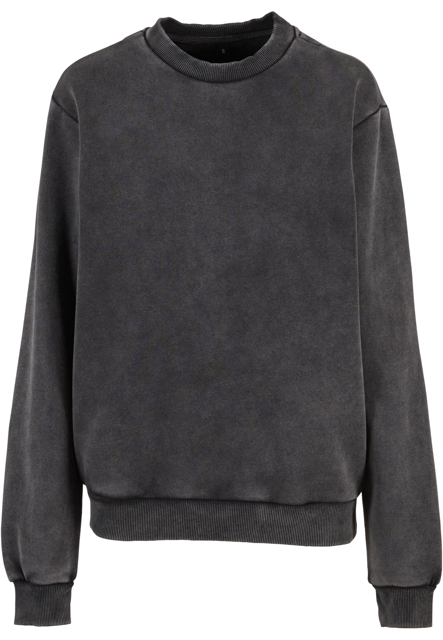 BY301 Build Your Brand Damen schweres Rundhals-Sweatshirt Vintage-Stil