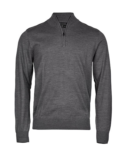 TJ6010N Tee Jays Herren Halb-Reißverschluss Pullover