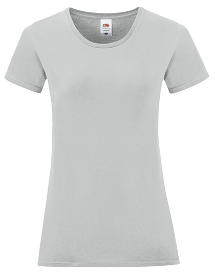 F131 Fruit of the Loom Damen Iconic T-Shirt kurzarm
