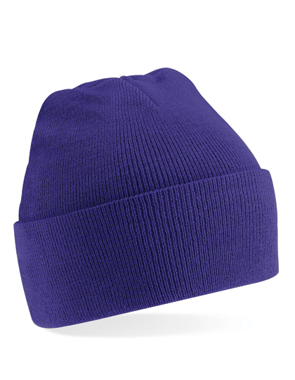 CB45 Beechfield Strickmütze Mütze mit Bündchen Original