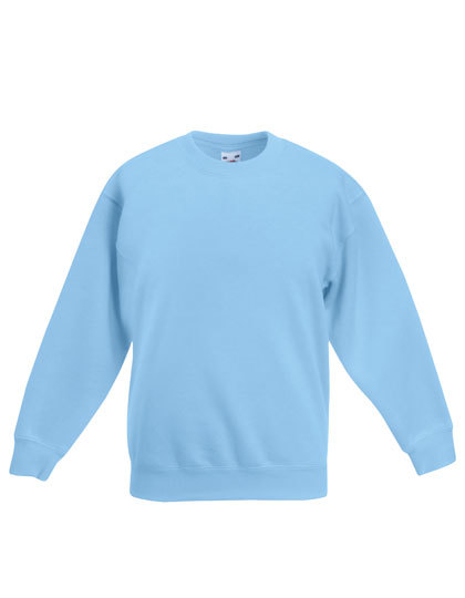 F324NK Fruit of the Loom Kinder Set-In Sweatshirt Klassischer Pullover