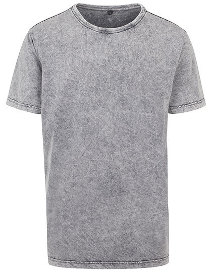 BY070 Build Your Brand T-Shirt Säure gewaschen kurzarm
