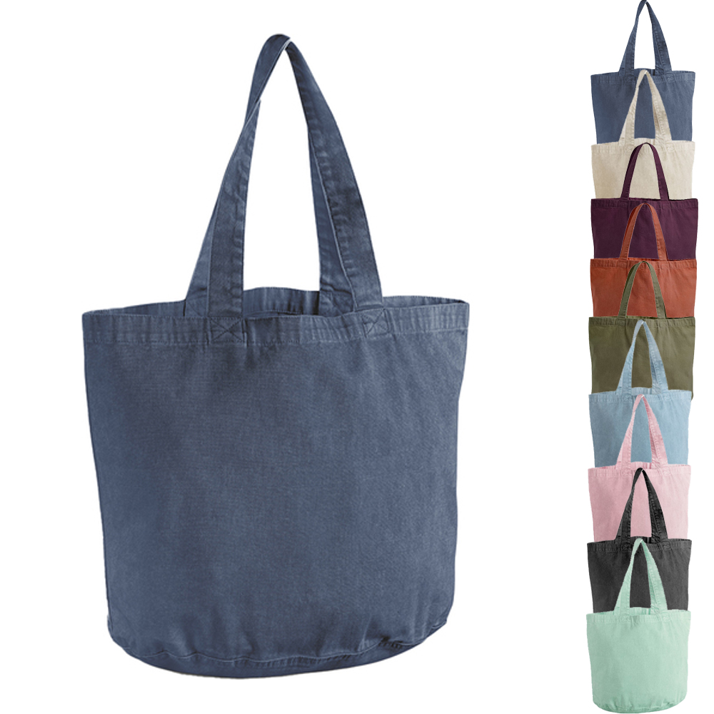 WM345 Westford Mill Kleidungsstückgefärbter Shopper