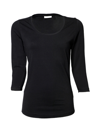 TJ460 Tee Jays Damen 3/4 Ärmel dehnbares T-Shirt