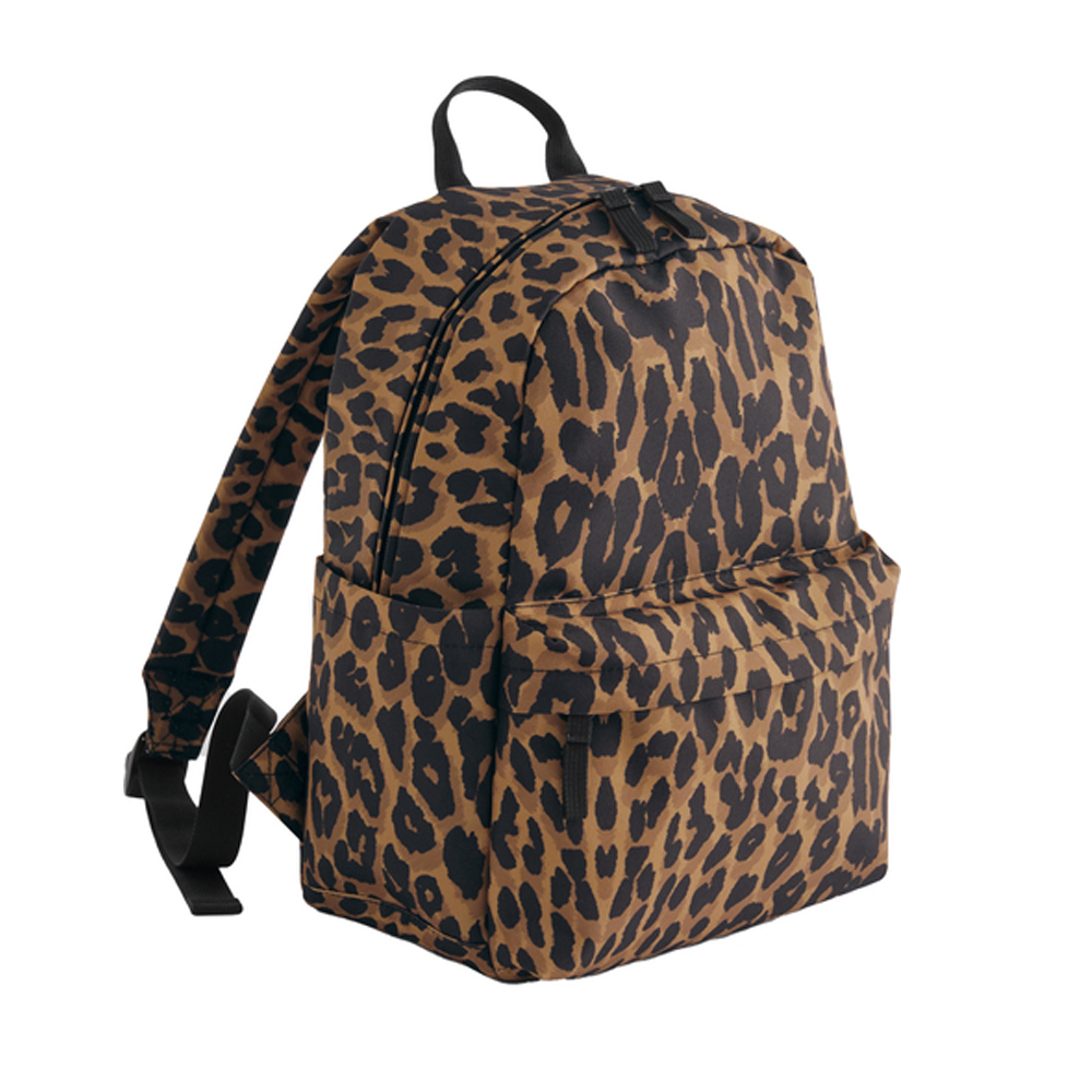 BG195S BagBase Mini Rucksack mit Leopardenmuster