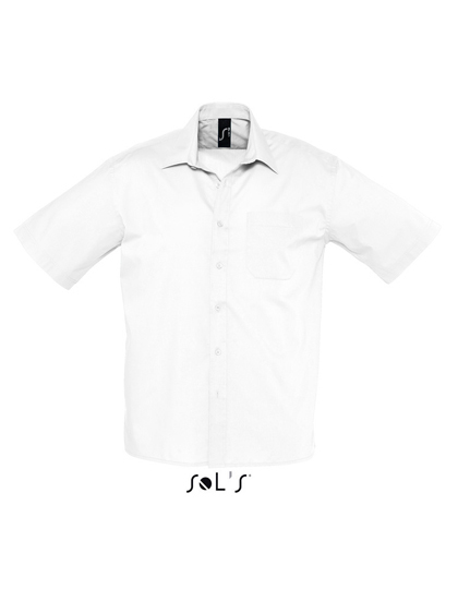 L622 SOL´S Popeline-Kurzarmhemd Bristol