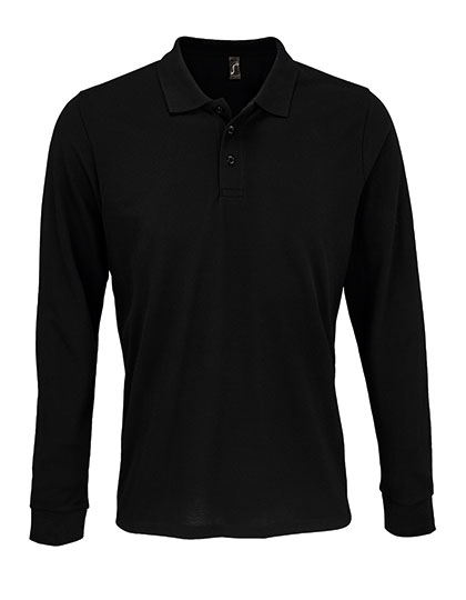 L03983 SOLS Unisex Polo Poloshirtshirt langarm Polycotton